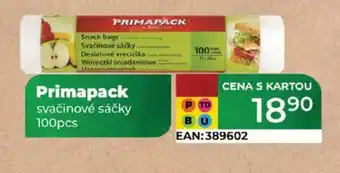 Tamda Foods Primapack svačinové sáčky nabídka