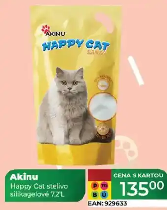 Tamda Foods Akinu Happy Cat stelivo silikagelové nabídka