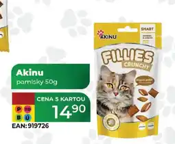 Tamda Foods Akinu pamlsky nabídka