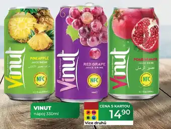 Tamda Foods VINUT nápoj nabídka