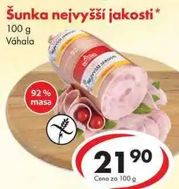 CBA Šunka nejvyšší jakosti, 100 g nabídka