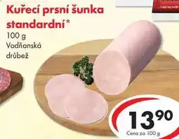 CBA Kuřecí prsní šunka standardní, 100 g nabídka