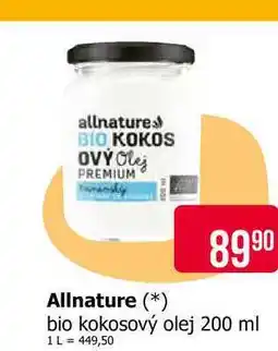 Teta Allnature bio kokosový olej 200 ml nabídka