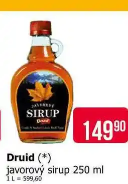 Teta Druid javorový sirup 250 ml nabídka