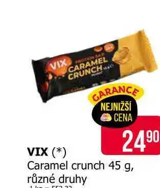 Teta VIX Caramel crunch 45 g, různé druhy nabídka