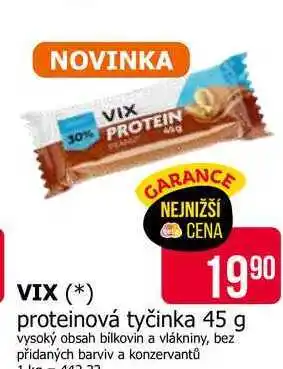 Teta VIX proteinová tyčinka 45 g nabídka