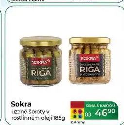 Tamda Foods Sokra uzené šproty v rostlinném oleji 185g nabídka