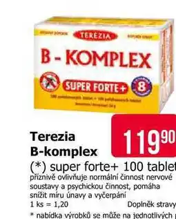 Teta Terezia B-komplex super forte+ 100 tablet nabídka