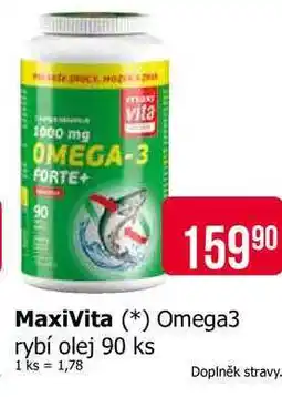 Teta MaxiVita Omega 3 rybí olej 90 kapslí nabídka