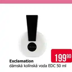 Teta Exclamation dámská kolínská voda EDC 50 ml nabídka