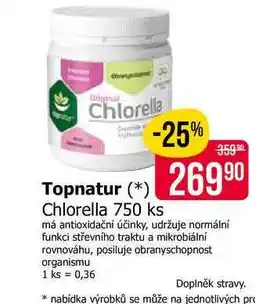 Teta Topnatur Chlorella 750 ks nabídka