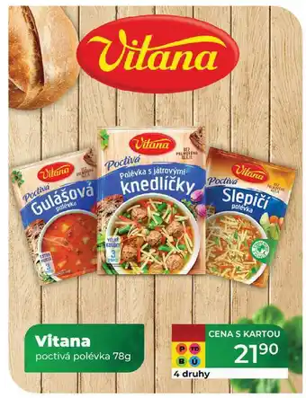 Tamda Foods Vitana poctivá polévka 78g nabídka