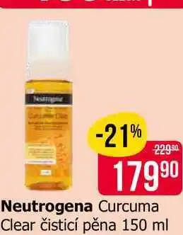 Teta Neutrogena Curcuma Clear čisticí pěna 150 ml nabídka