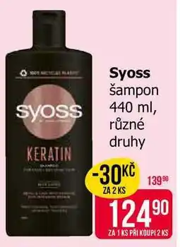 Teta Syoss suchý šampon 440ml, vybrané druhy nabídka