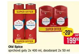 Teta Old Spice sprchový gel 2x400ml, vybrané druhy nabídka