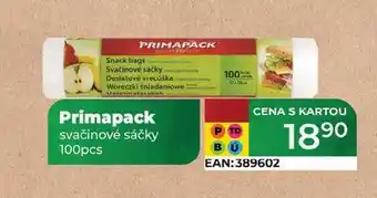 Tamda Foods Primapack svačinové sáčky 100pcs nabídka