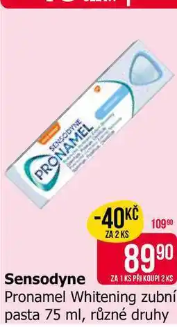 Teta Sensodyne Pronamel Whitening zubní pasta 75 ml, různé druhy nabídka