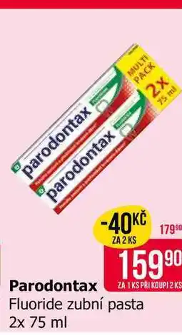 Teta Parodontax zubní pasta, vybrané druhy 2x75ml nabídka