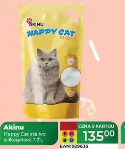 Tamda Foods Akinu Happy Cat stelivo silikagelové 7,2'L nabídka