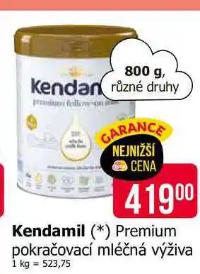 Teta Kendamil Premium pokračovací mléčná výživa 800g nabídka