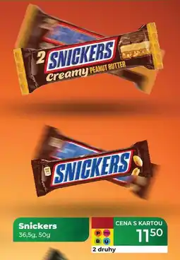 Tamda Foods Snickers 36,5g, 50g nabídka