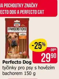 Teta Perfecto Dog tyčinky pro psy s hovězím bachorem 150 g nabídka