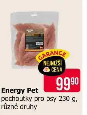 Teta Energy Pet pochoutky pro psy 230 g, různé druhy nabídka