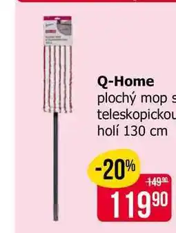 Teta Q-Home plochý mop s teleskopickou holí 130 cm nabídka