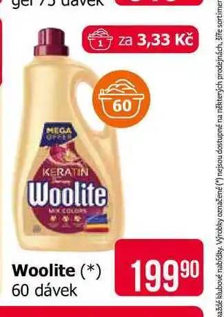 Teta Woolite prací prostředek 60 dávek, vybrané druhy nabídka