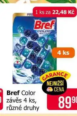 Teta Bref Color závěs 4 ks, různé druhy nabídka