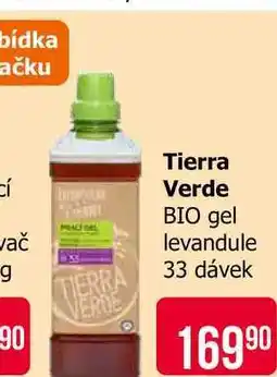 Teta Tierra Verde BIO gel levandule 33 dávek nabídka