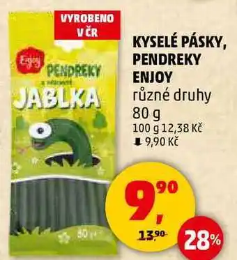 Penny Market KYSELÉ PÁSKY PENDREKY ENJOY různé druhy, 80 g nabídka