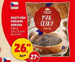 Penny Market MLETÝ MÁK KARLOVA KORUNA, 200 g nabídka