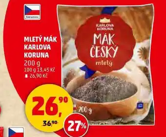 Penny Market MLETÝ MÁK KARLOVA KORUNA, 200 g nabídka