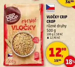 Penny Market VLOČKY CRIP CROP různé druhy, 500 g nabídka