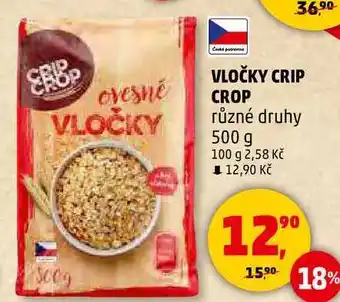 Penny Market VLOČKY CRIP CROP různé druhy, 500 g nabídka