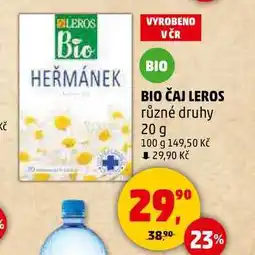 Penny Market BIO ČAJ LEROS různé druhy, 20 g nabídka