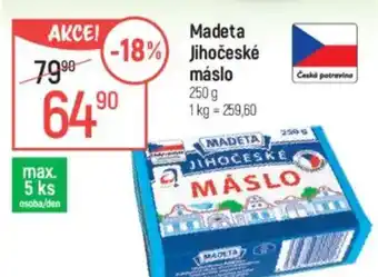 Globus Madeta Jihočeské máslo nabídka