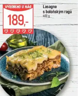 Globus Lasagne s boloňským ragú nabídka