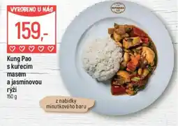 Globus Kung Pao s kuřecím masem a jasmínovou rýží nabídka