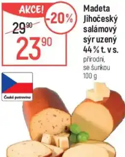 Globus Madeta Jihočeský salámový sýr uzený 44% t.vs. nabídka