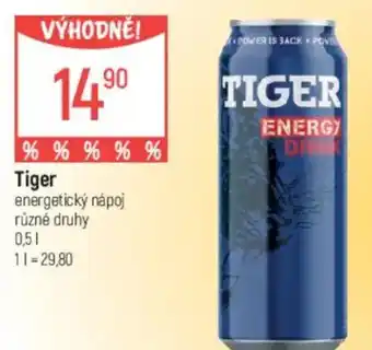 Globus Tiger energetický nápoj nabídka