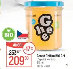 Globus České Ghíčko BIO Ghí nabídka