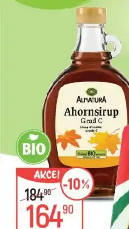 Globus ALNATURA BIO Javorový sirup nabídka