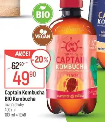 Globus Captain Kombucha BIO Kombucha nabídka