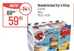 Globus Veselá kráva Sýr a Křup nabídka