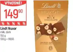 Globus Lindt Nuxor milk, dark nabídka