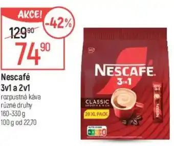 Globus Nescafé 3v1 a 2v1 nabídka