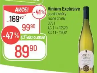 Globus Vinium Exclusive nabídka