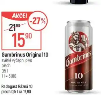 Globus Gambrinus Original 10 nabídka